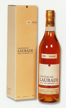 Chateau de Laubade: Armagnac V.S.O.P. im Geschenkkarton, 70cl 40% von Chateau de Laubade