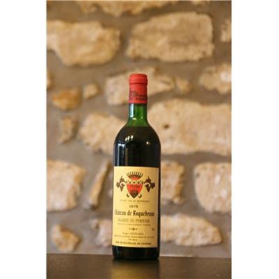 Rotwein, Chateau de Roquebrune 1975 von Domaine du Pech