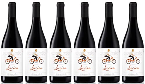 6-er Set Rotwein „Lucien“, trocken, 2020, Côtes du Rhône AOP/Frankreich, La Belle Collection, 0,75 L * 6 Flaschen von Château de Saint-Martin