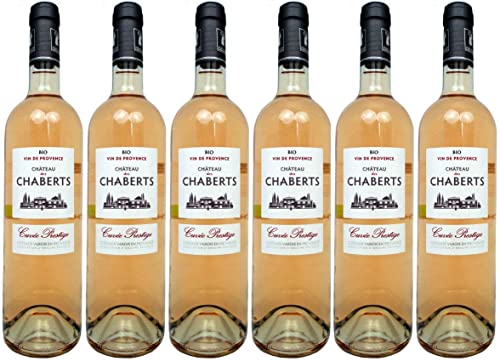 Château des Chaberts Bio Roséwein Côteaux Varois Rosé Cuvée Prestige Frankreich 2021 (6 x 0.75 l) von Château des Chaberts