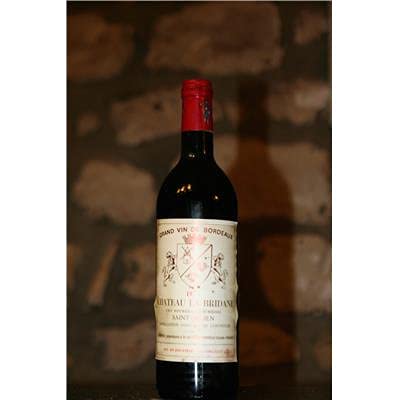 St Julien,rouge,Chateau la Bridane 1975 von Wein