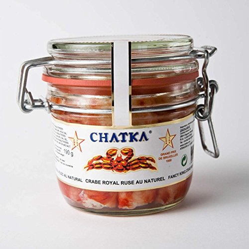 Chatka Königskrabbe 60% Beinfleisch Glas (310 Gramm) von Chatka