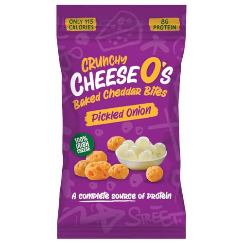 CheeseO's Puffkäsenuggets - Pickled Onion 10 Beutel à 20g - Ketosnacks - Perfekt für Aperio-Reich an Proteinen -kohlenhydratarm - Keto-/Keto-Diät - Glutenfrei CheeseO's Puffkäsenuggets - Pickled Onion 10 Beutel à 20g - Ketosnacks - Perfekt für Aperio-Reich an Proteinen -kohlenhydratarm - Keto-/Keto-Diät - Glutenfrei von CheeseO's
