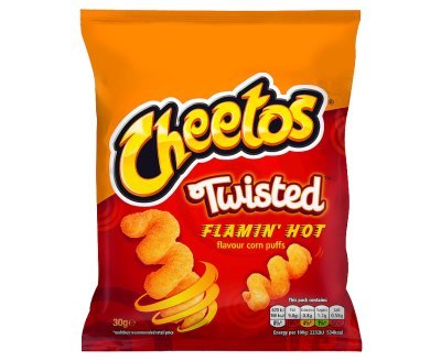 British - Cheetos Twisted Flamin' Hot Flavour - Case Of 30 x 30g von Cheetos