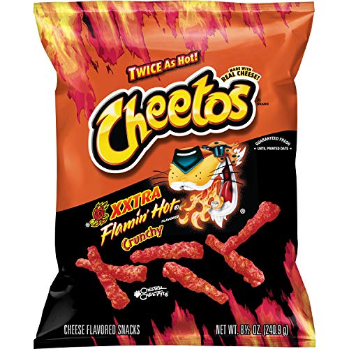 Cheetos Crunchy Xtra Hot Cheese Flavored Snacks 8.5 oz / 240.9 g pack of 1 Cheetos Crunchy Xtra Hot Cheese Flavored Snacks 8.5 oz / 240.9 g pack of 1 von Cheetos