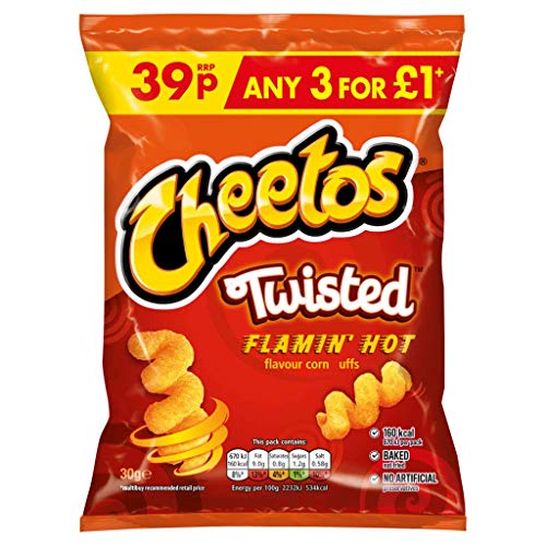 Cheetos Twisted Flamin' Hot Snacks, 12 x 30 g Cheetos Twisted Flamin' Hot Snacks, 12 x 30 g von Cheetos