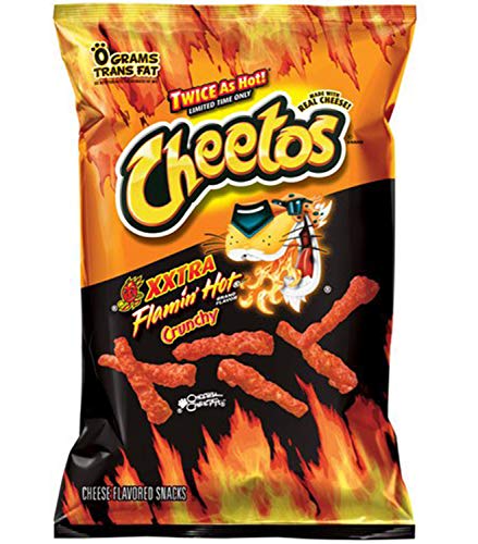B087LV4N6T - Cheetos Xxtra Flamin' Hot Crunchy - 2 oz (15 Stück) von Cheetos