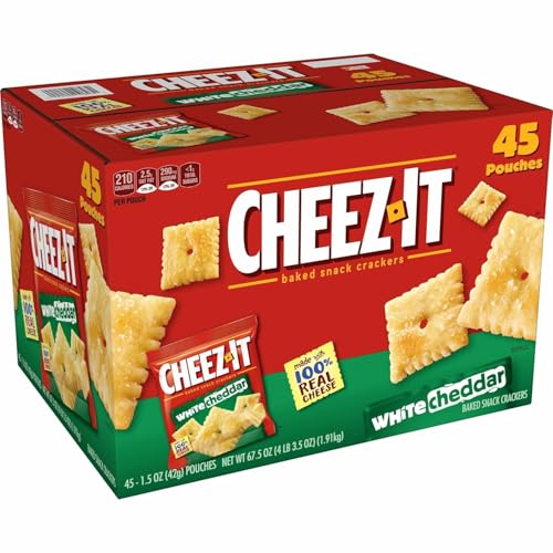 Cheez-It White Cheddar Crackers Snack Packs (1.5 oz. pouches, 45 ct.) von Cheez-It
