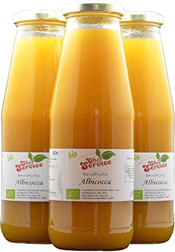Bio Aprikosenfruchtgetränk - Bevofrutta Chef Service - 3 Stück 700 ml von Chef Service