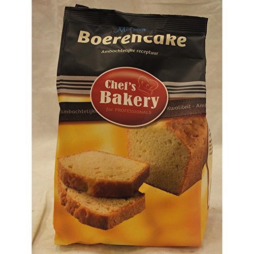 Chef's Bakery Backmischung Boerencake 1000g Packung (Bauern Kuchen) von Chef's Bakery