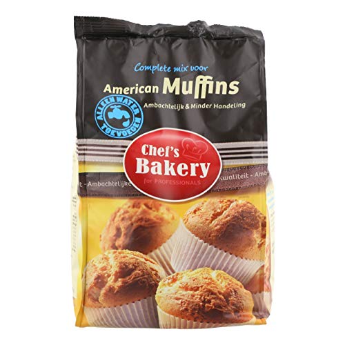 Chef's Bakery Mix für amerikanische Muffins - Beutel 1 Kilo von Chef's Bakery