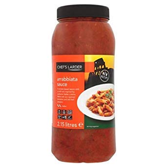 Chef der Speisekammer Arrabbiata Sauce 2,15 Liter von Chefs Larder