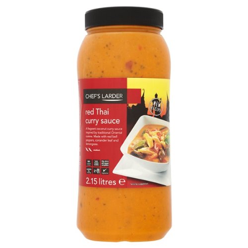 Chef der Speisekammer Red Thai Curry Sauce 2,15 Liter von Chefs Larder