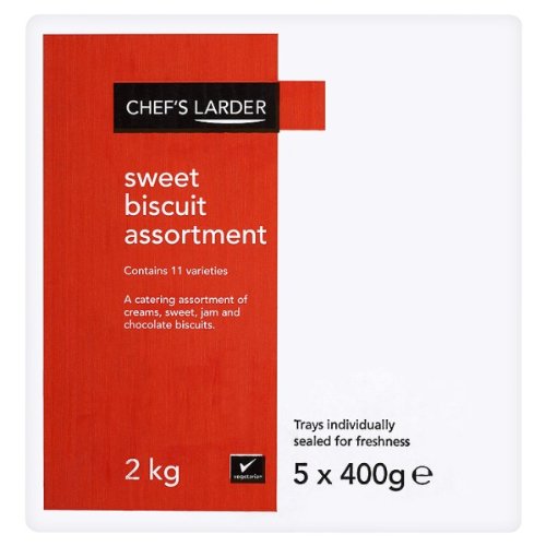 Chef der Speisekammer Sweet Biscuit Sortiment 5x400g von Chefs Larder