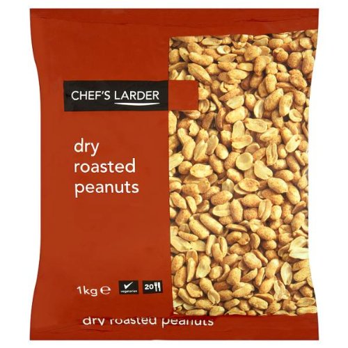 Chef's Larder Dry Roasted Peanuts 1kg (Packung 1) von Chefs Larder