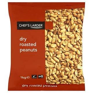 Chef's Larder Dry Roasted Peanuts 1kg von Chefs Larder