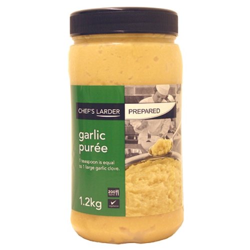 Chef's Larder Garlic Puree 1.2kg (Packung 4) von Chefs Larder