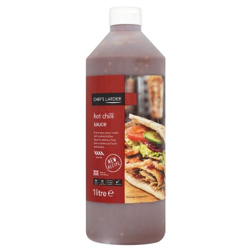 Chef's Larder Hot Chilli Sauce 1 Litre von Chefs Larder