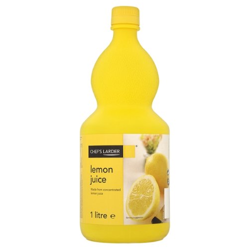 Chef's Larder Lemon Juice 1 Litre (Packung 6) von Chefs Larder