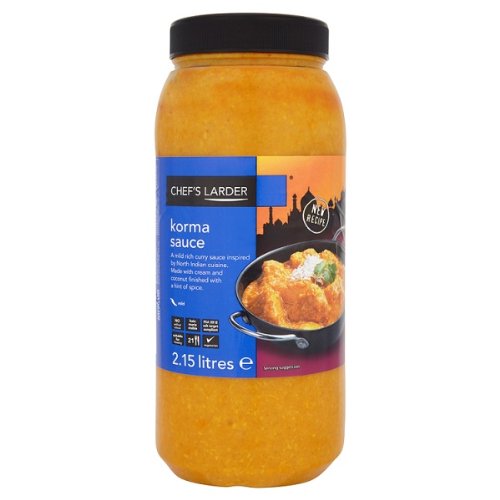 Koch Larder Korma Curry Sauce 2,15 Liter von Chefs Larder