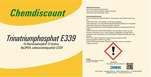 25kg Natriumphosphat(Trinatriumphosphat) Lebensmittelqualität E339 von Chemdiscount