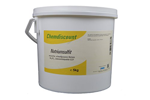 5kg Natriumsulfit, Lebensmittelqualität E221 5kg Natriumsulfit, Lebensmittelqualität E221 von Chemdiscount