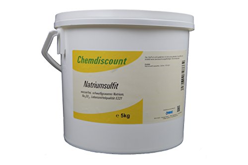 5kg Natriumsulfit, Lebensmittelqualität E221 von Chemdiscount