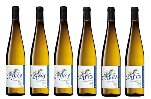6x 0,75l - 2023er - Chéreau Carré - Colère - Folle Blanche - Vin de France - Frankreich - Weißwein trocken 6x 0,75l - 2023er - Chéreau Carré - Colère - Folle Blanche - Vin de France - Frankreich - Weißwein trocken von Chéreau Carré