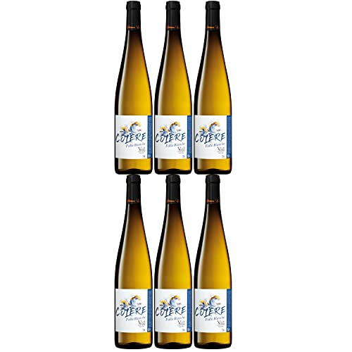 Colère Folle Blanche Vin de France Vices & Vertus trocken Weißwein Wein Frankreich I Visando Paket (6 Flaschen) von Chéreau Carré
