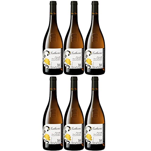 Katharos Muscadet Sans soufre ajouté Vices & Vertus trocken Weißwein Wein Frankreich I Visando Paket (6 Flaschen) von Chéreau Carré