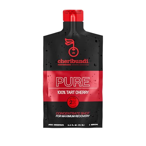 Cheribundi - 12 x 74 ml Sauerkirsch-Drink, 100% natürlich, aus 480 Kirschen, hochkonzentriert, zuckerfrei, ohne Zusatzstoffe, für Sport & Regeneration Cheribundi - 12 x 74 ml Sauerkirsch-Drink, 100% natürlich, aus 480 Kirschen, hochkonzentriert, zuckerfrei, ohne Zusatzstoffe, für Sport & Regeneration von Cheribundi