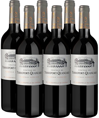 Chateau de Terrefort- Quancard - Cheval Quancard - rot - trocken - 13,5%vol. - 6er Paket von Cheval Quancard