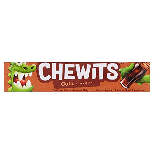 Chewits Kaubonbons Cola Stix - 30g - 4er-Packung von Chewits