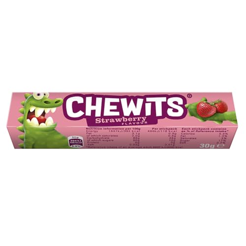 Chewits Original Erdbeere, 40 Stück von Chewits