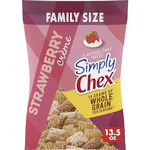 Simply Chex Strawberry Crème Snack Mix Familiengröße, 383 ml Simply Chex Strawberry Crème Snack Mix Familiengröße, 383 ml von Chex Mix