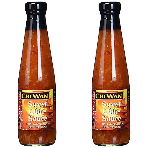 Chi Wán Sweet Chili-Sauce - Süß scharfer Dip asiatischer Art Flasche (1 x 300 ml) (Packung mit 2) von Chi Wán
