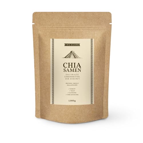 Chia Samen 1000g - Geprüfte Qualität zum fairen Preis Chia Samen 1000g - Geprüfte Qualität zum fairen Preis von CHIA-HANDEL