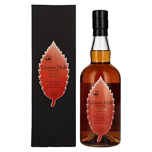 Chichibu Ichiro's Malt Wine Wood Reserve Pure Malt Whisky 46%, Volume - 0.7 l in Geschenkbox von Chichibu