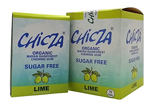 (10x30g) ZUCKERFREI CHICZA BIO Regenwaldkaugummi "Limone" von Chicza