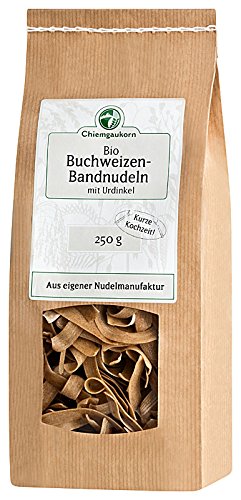 Chiemgaukorn Bio Buchweizen Nudeln, 250 g, Bandnudeln Chiemgaukorn Bio Buchweizen Nudeln, 250 g, Bandnudeln von Chiemgaukorn