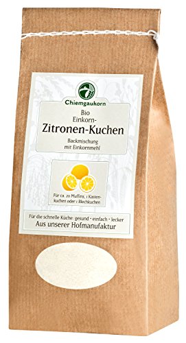 Chiemgaukorn Bio Chiemgauer Einkorn-Zitronenkuchen, Backmischung 450 g von Chiemgaukorn