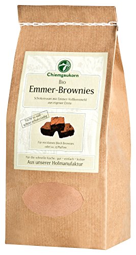 Chiemgaukorn Bio Chiemgauer Emmer-Brownies Schokotraum, Backmischung 450 g von Chiemgaukorn