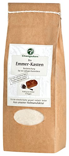 Chiemgaukorn Bio Chiemgauer Emmer-Kasten, Backmischung 520 g von Chiemgaukorn