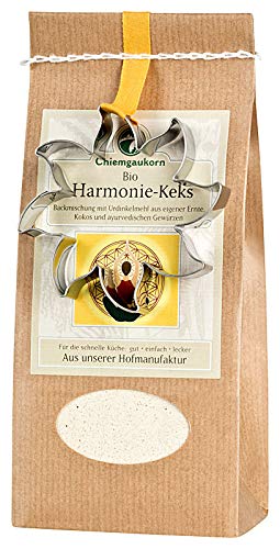 Chiemgaukorn Bio Chiemgauer Harmonie-Keks, Backmischung mit Keks-Ausstecher 270 g von Chiemgaukorn