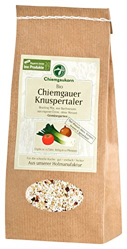 Chiemgaukorn Bio Chiemgauer Knuspertaler Bratling - Gartengemüse 200 g von Chiemgaukorn