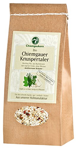 Chiemgaukorn Bio Chiemgauer Knuspertaler Bratling - mediterran 200 g von Chiemgaukorn