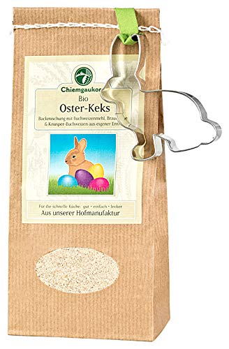 Chiemgaukorn Bio Chiemgauer Oster-Keks, Backmischung mit Keks-Ausstecher 270 g von Chiemgaukorn