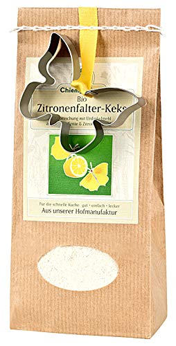 Chiemgaukorn Bio Chiemgauer Zitronenfalter-Keks, Backmischung mit Keks-Ausstecher 270 g von Chiemgaukorn