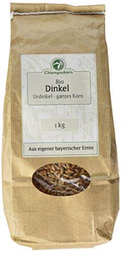 Chiemgaukorn Bio Dinkel Ganzes Korn 1 kg, Urdinkel von Chiemgaukorn