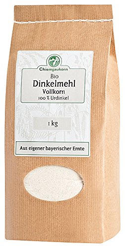 Chiemgaukorn Bio Dinkelmehl Vollkorn 1 kg, Urdinkel Chiemgaukorn Bio Dinkelmehl Vollkorn 1 kg, Urdinkel von Chiemgaukorn